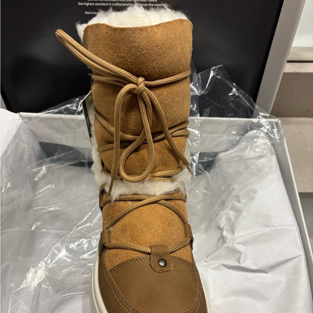 Cougar Waterproof Brown and Cream Winter Boots